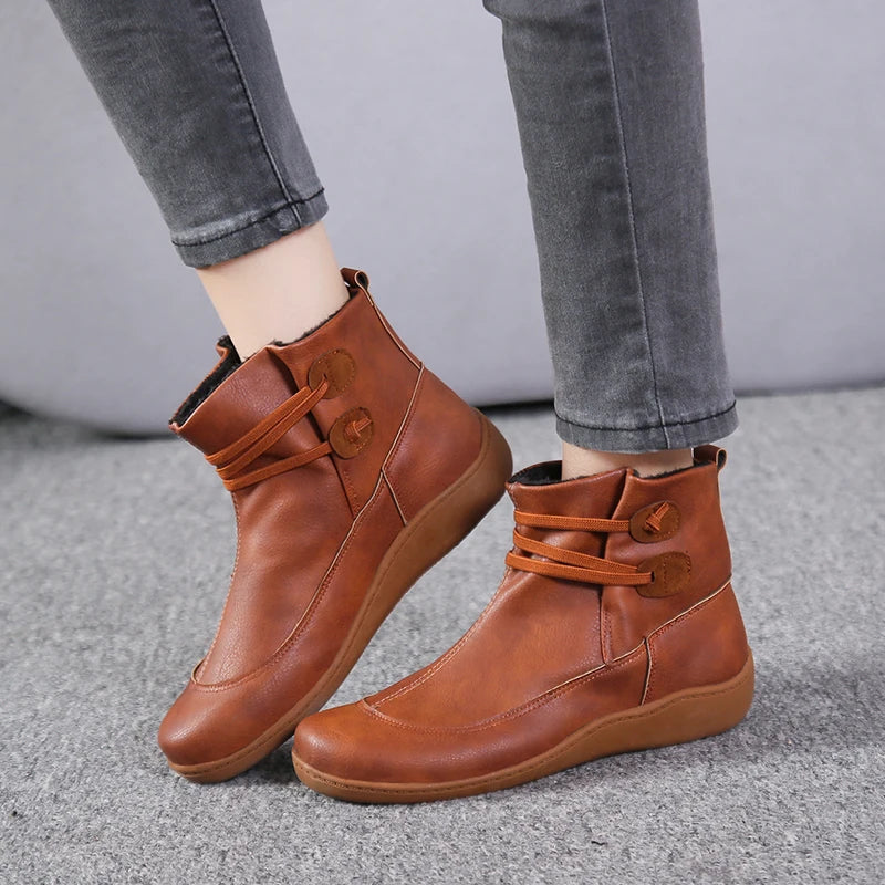 Jadae - Stylische Orthopädische Stiefeletten