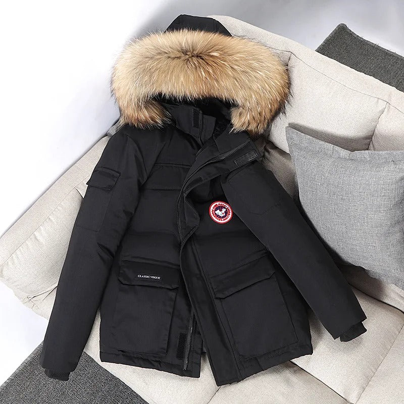 Louie - Warmer Puffer-Parka-Mantel für Herren