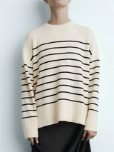 Ashley - Trendiger Gestreifter Pullover