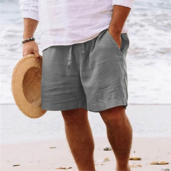 Nigel - Leinen-Luxus-Shorts für Männer