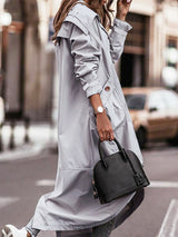 Serena - Oversize-Trenchcoat mit Flickenmuster