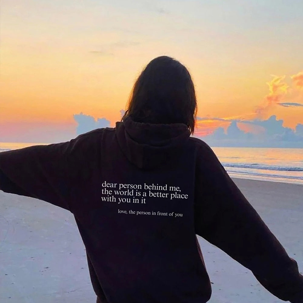 Patricia - Liebe Person hinter mir Unisex Hoodie