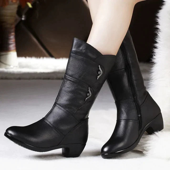 Melina – Warme Boots in Schwarz für Damen