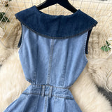 Minnelli - Elegantes Denim-Kleid