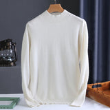 Oliva -Luxus-Rollkragenpullover