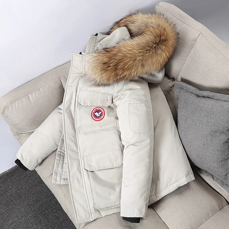 Louie - Warmer Puffer-Parka-Mantel für Herren