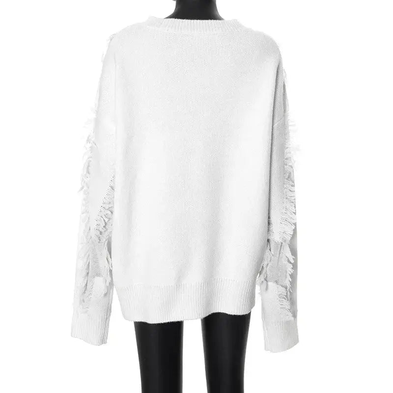 Rania - Damen Oversize Pullover Winter Warm Kuschelig