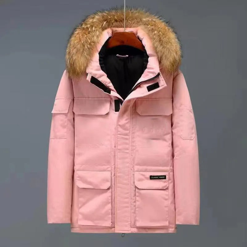 Louie - Warmer Puffer-Parka-Mantel für Herren