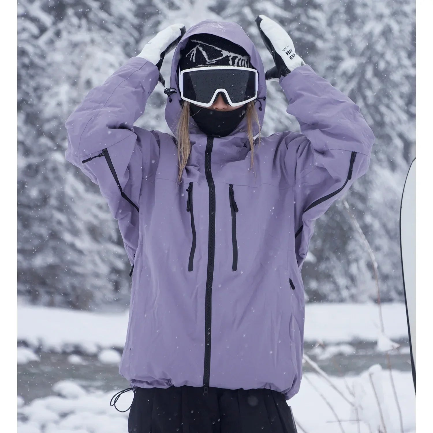 Faron - Skijacke Unisex Zeitlos Mit Kapuze & Vielseitig