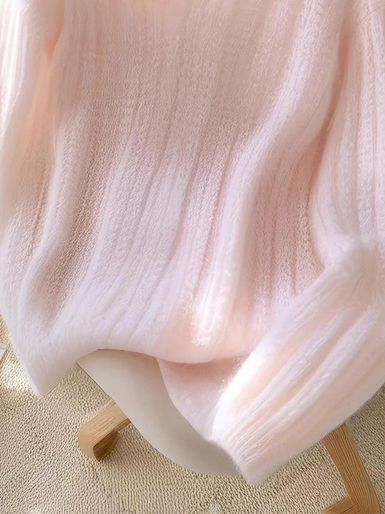 Heike – Pinker Langarm-Pullover für Damen