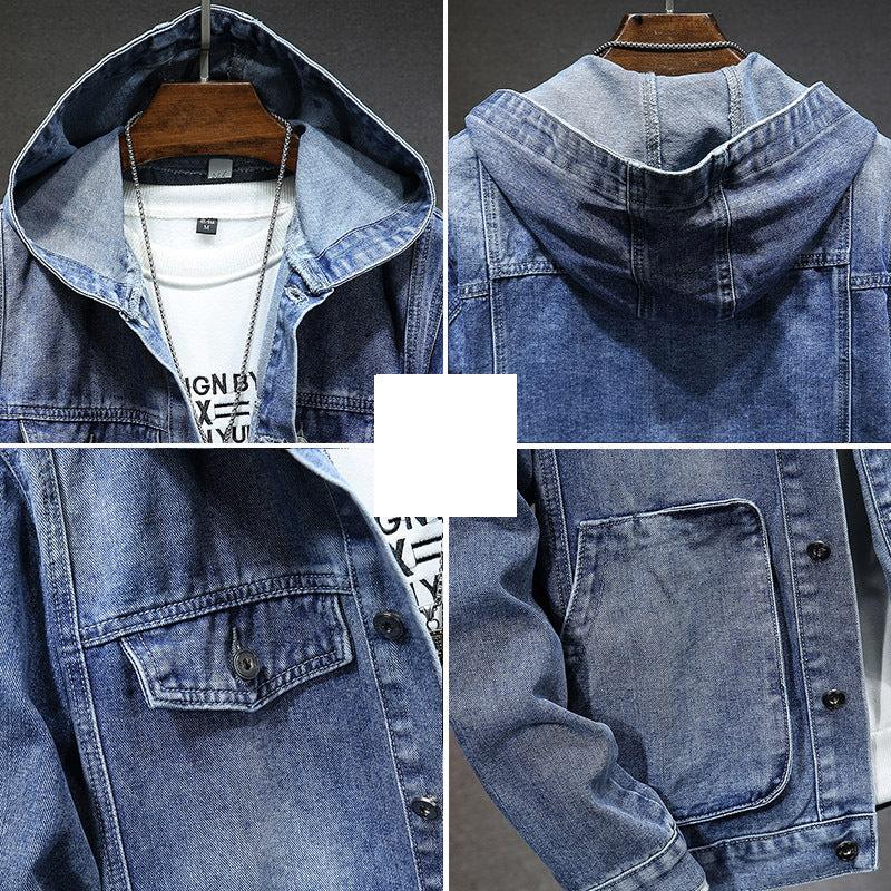 Norvie - Denim-Jacke mit Kapuze für den Alltag