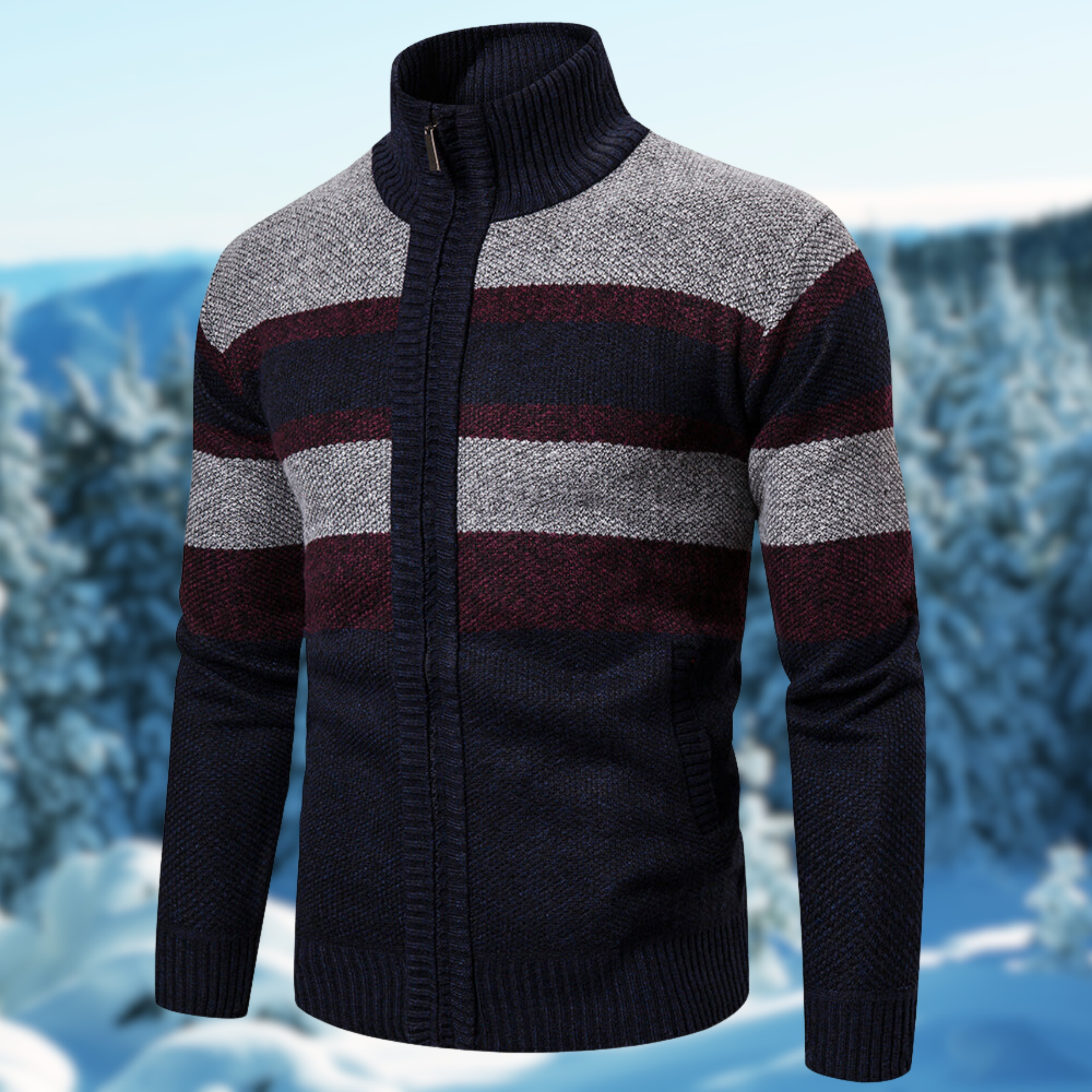 Ben – Gestreifter Pullover Für Männer