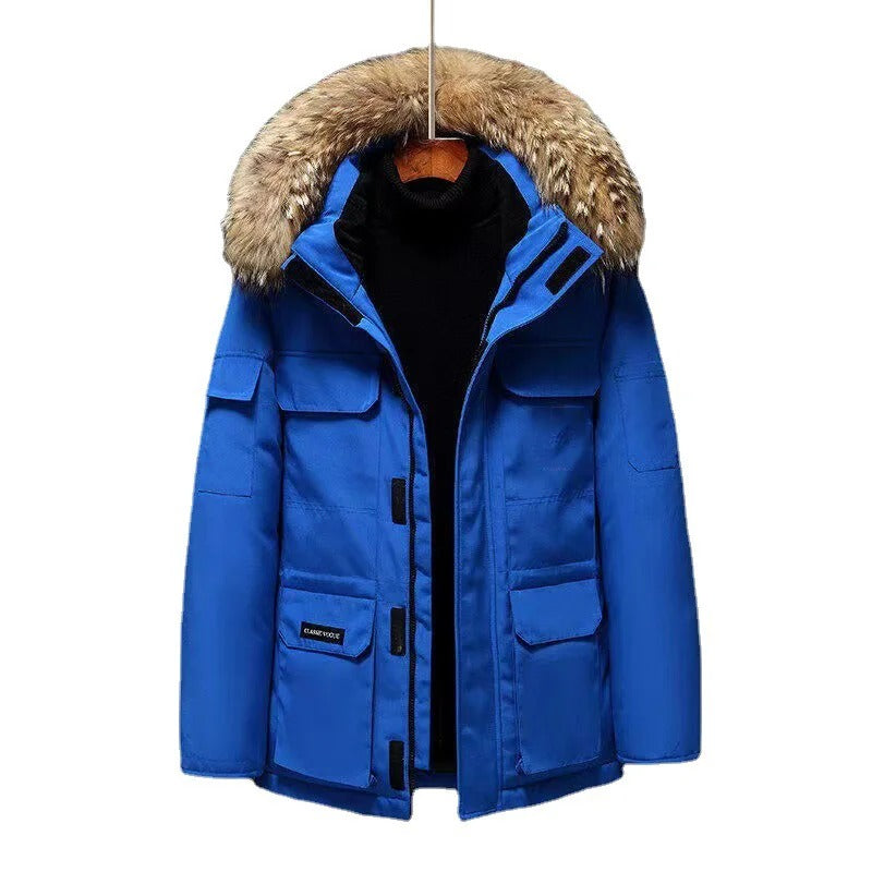 Louie - Warmer Puffer-Parka-Mantel für Herren