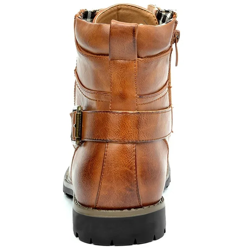 Jaelyn - Zeitlose Eleganz: Schnürstiefel aus Leder