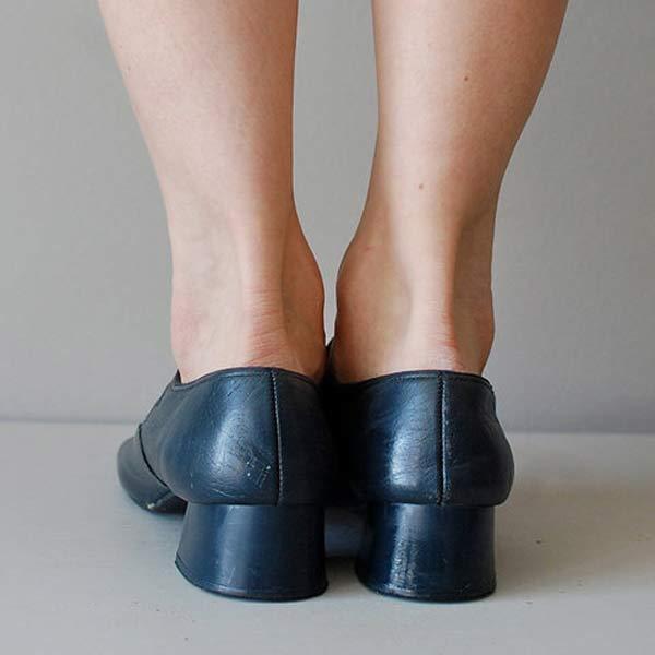 Sabine - Keilsandalen aus leder mit orthopädische schnalle Schwarz 5