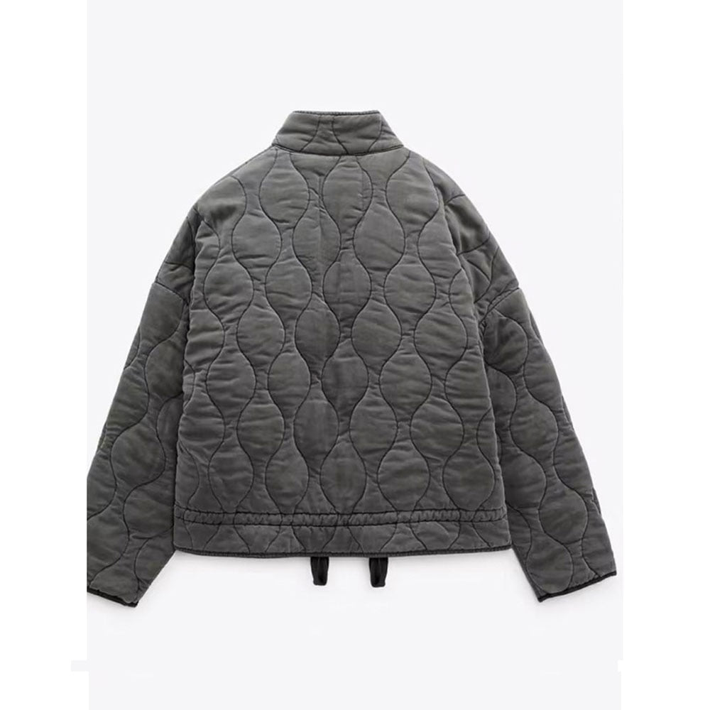 Ulla – Oversize-Steppjacke für Damen mit Taschen und Reißverschluss