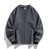 Ruhelyo - Bequemer Zip-Cardigan