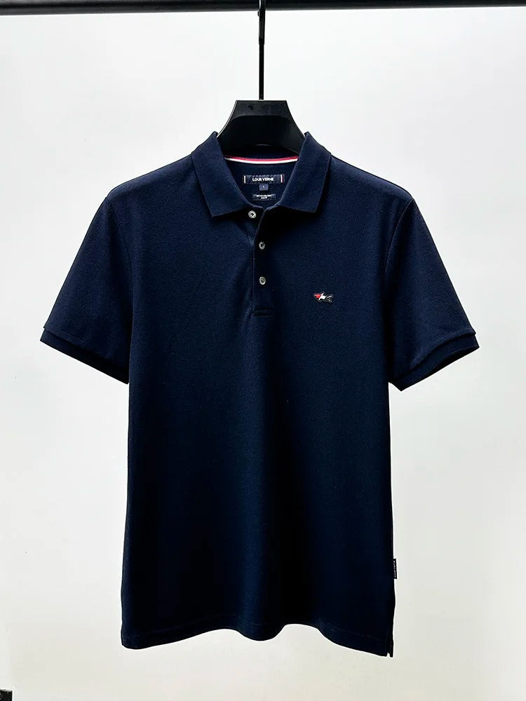 Owen - Elegantes gesticktes Polo für Herren