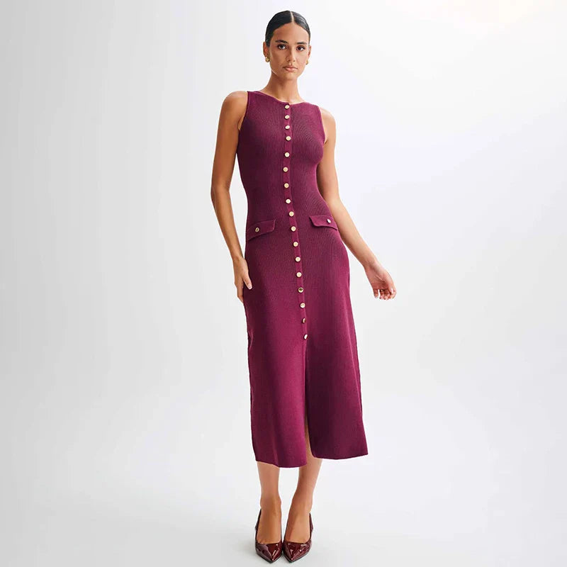 Jaraa - Warmes und Elegantes Strickkleid