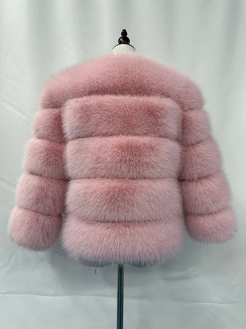 Carmen - Stilvolle Damen Kunstpelz Jacke Winter