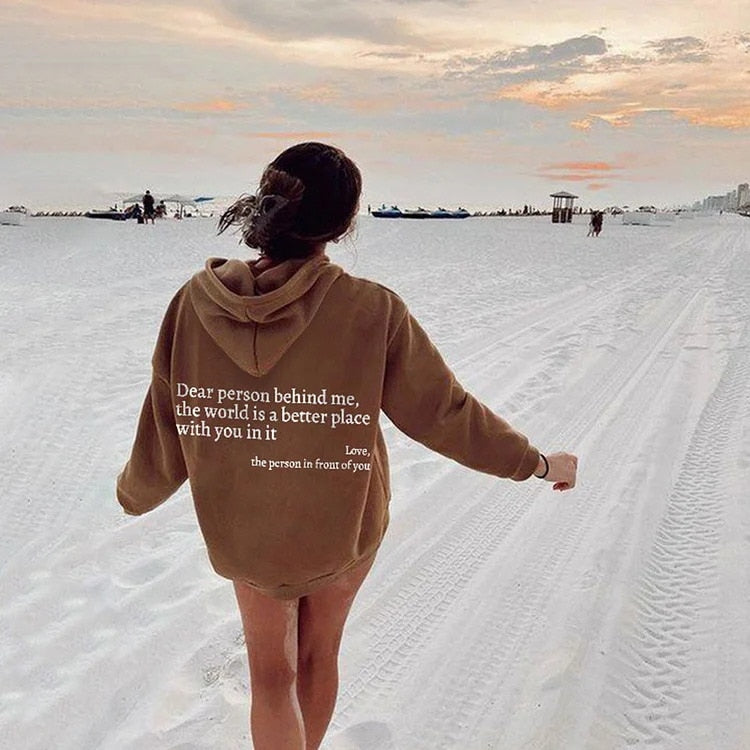 Patricia - Liebe Person hinter mir Unisex Hoodie