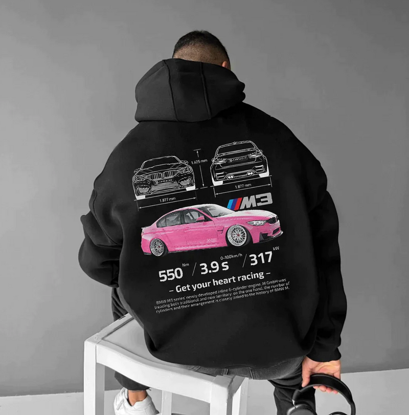 Gerlie - Eleganter Racing Hoodie für Männer