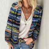 Alona - Strickjacke Stil multicolore