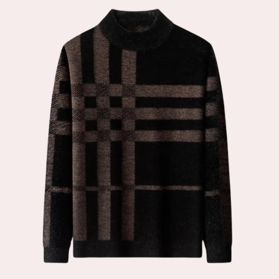 Hannes – Dehnbarer Gestrickter Herrenpullover