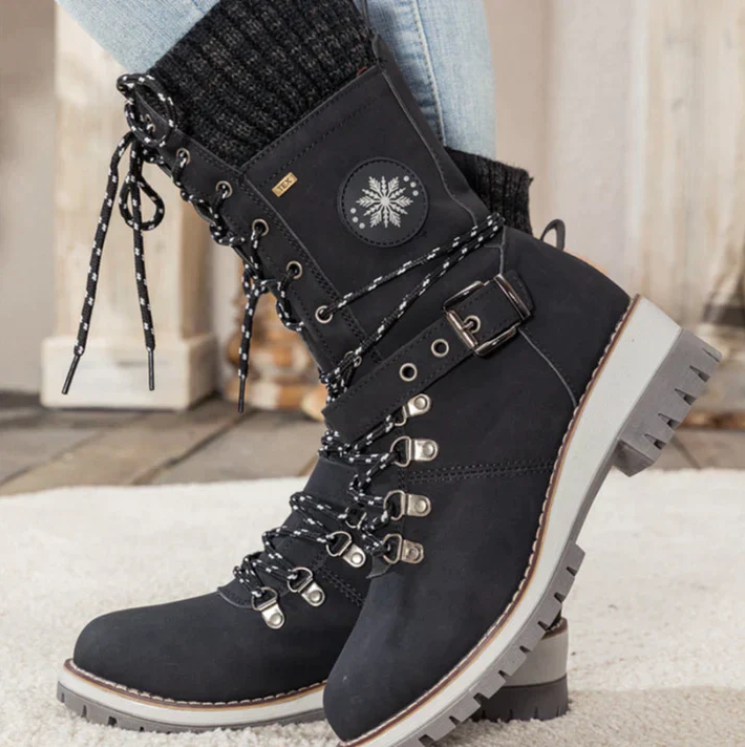 Alpina - wasserdichte knie-schneestiefel für damen