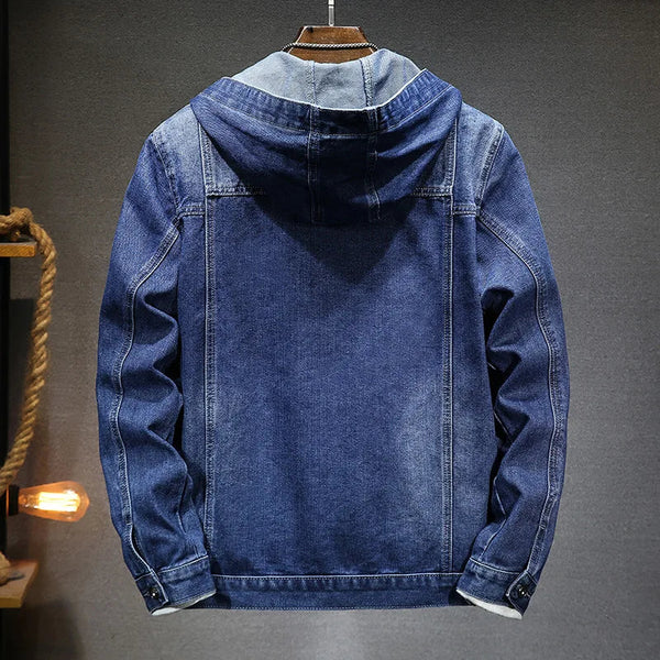 Norvie - Denim-Jacke mit Kapuze für den Alltag