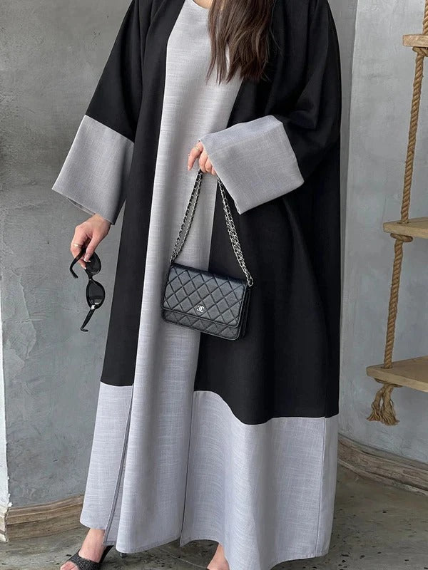 Ayse - Zweiteiliges Abaya-Set mit Kaftan für Frauen