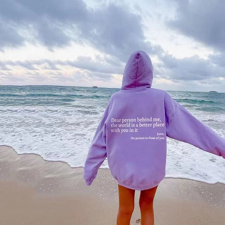 Patricia - Liebe Person hinter mir Unisex Hoodie