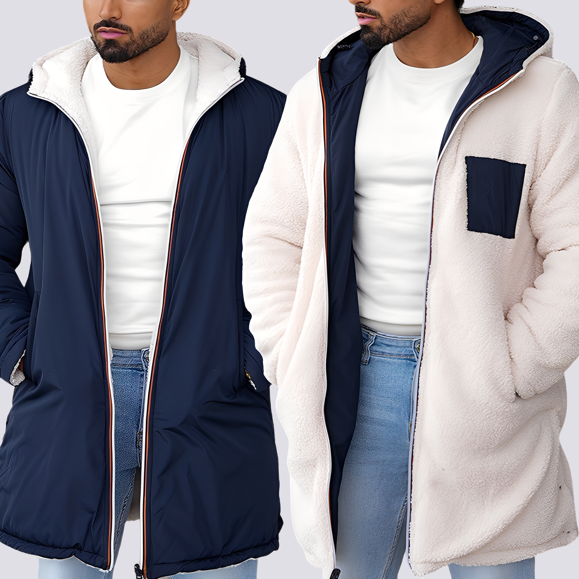 Christian – Zeitgemäße Beidseitig Tragbare Kapuzenjacke