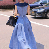 Minnelli - Elegantes Denim-Kleid