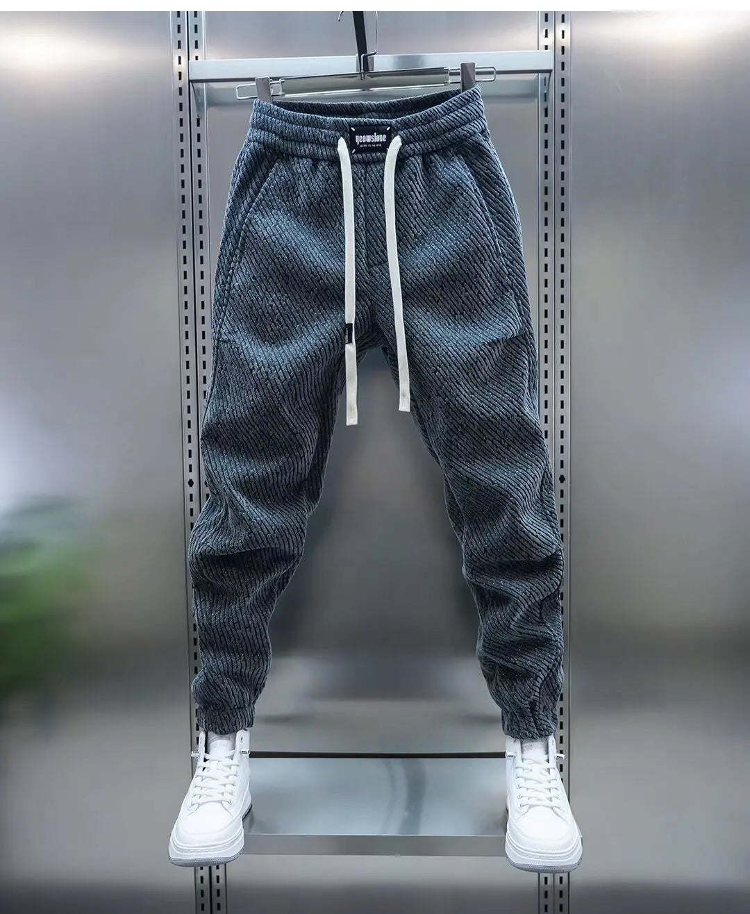 Siegbert - Lässige Hosen Für Männer Mit Verstellbarem Fit Grau