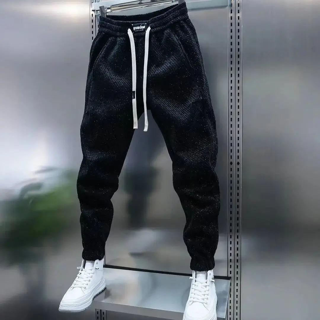 Siegbert - Lässige Hosen Für Männer Mit Verstellbarem Fit Schwarz