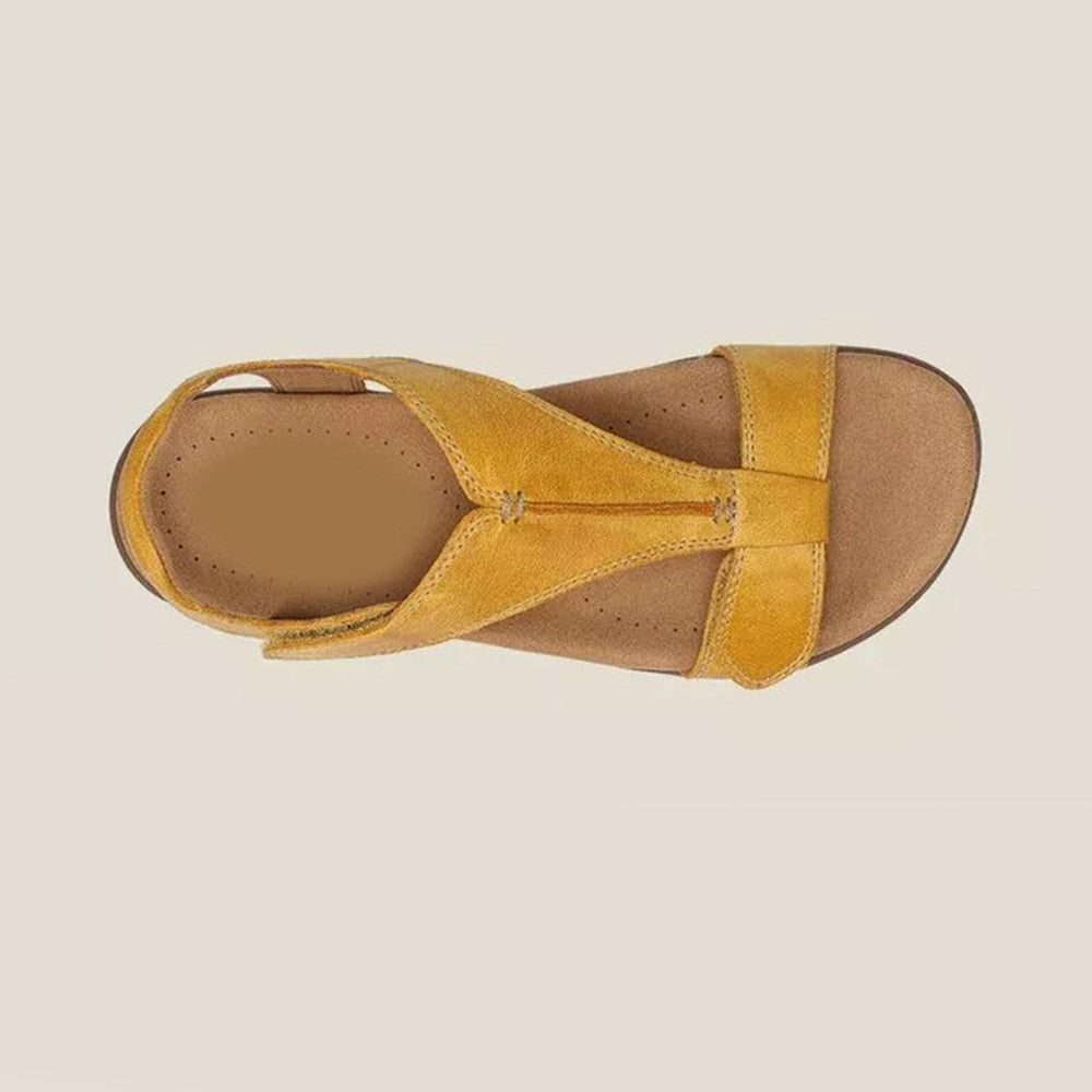 Svenja - Stylische Damen-Sandalen - 2024 Mode Footwear gelb