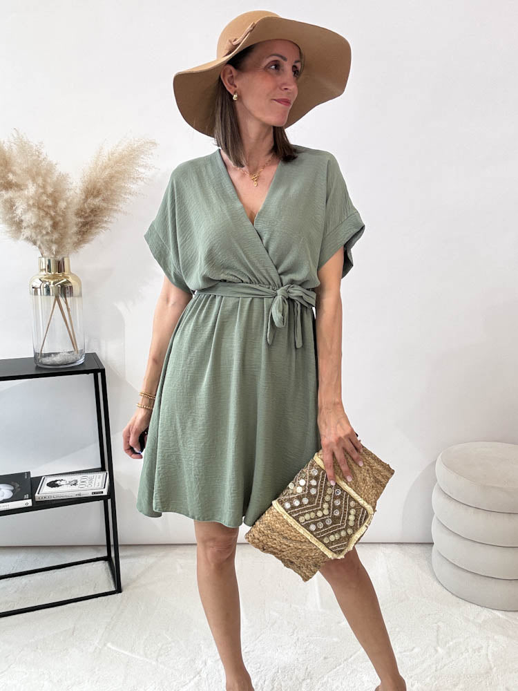 Talvi - Süßes Sommer-Midikleid - Grün