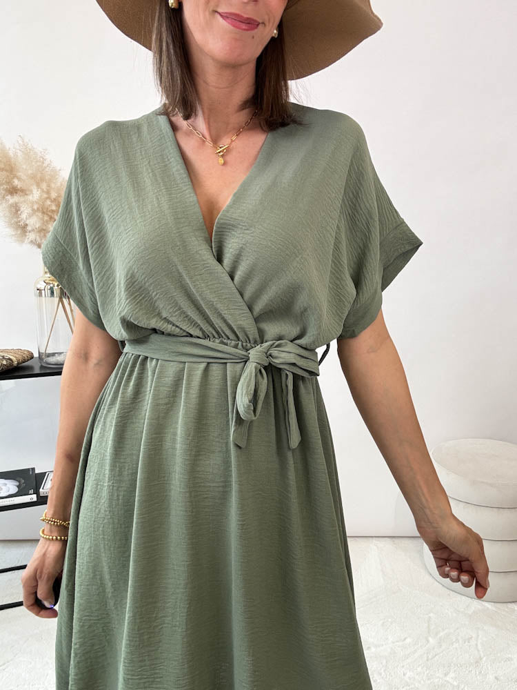 Talvi - Süßes Sommer-Midikleid - Grün 1