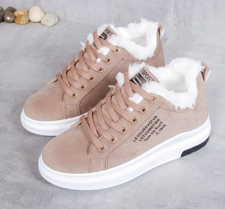 Saphira - Sneaker Winter Warm Klobige Sohle Fleece