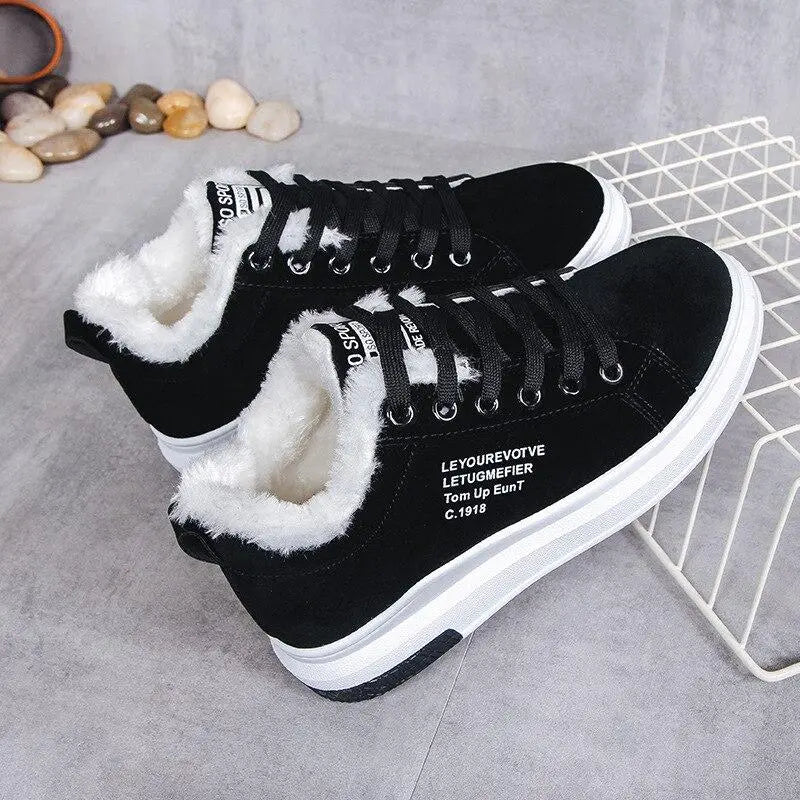 Saphira - Sneaker Winter Warm Klobige Sohle Fleece