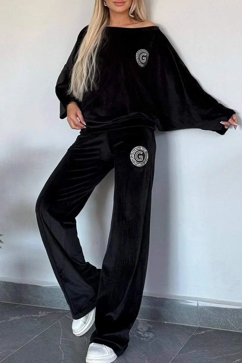 Tamara - Komfort Set Weich Bequem Modern Allrounder Schwarz