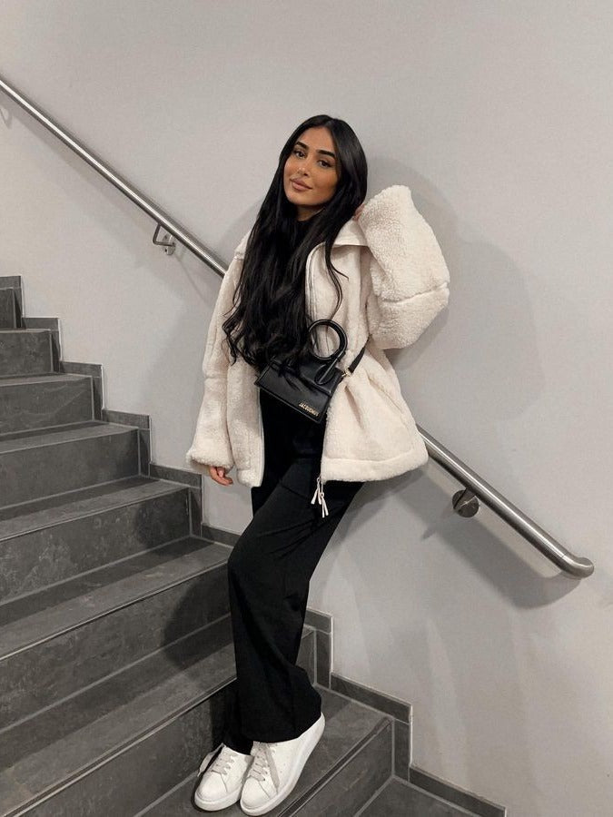 Wenke – Warme Oversize Jacke Für Damen