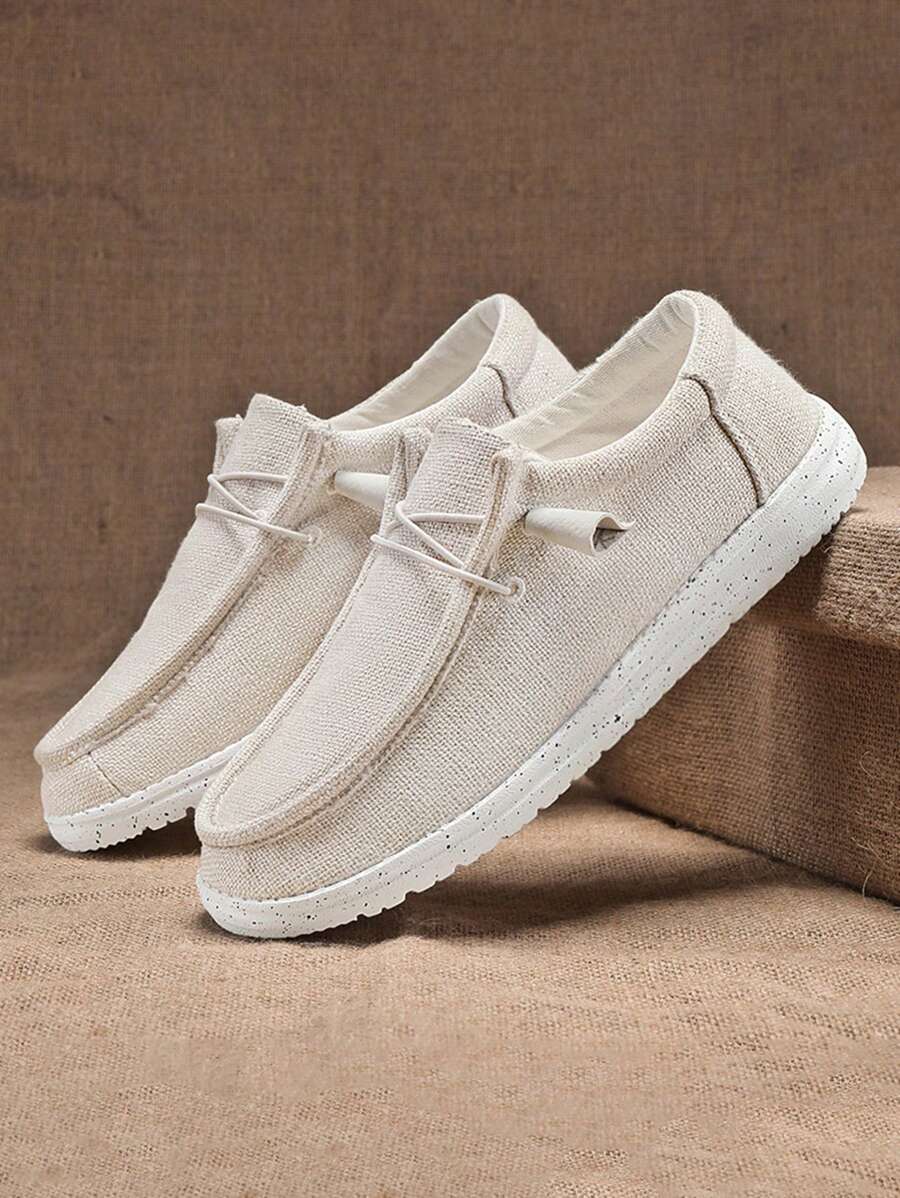 Till – Herren Segeltuch Schuhe Slip-On Atmungsaktiv Frühling Herbst 1