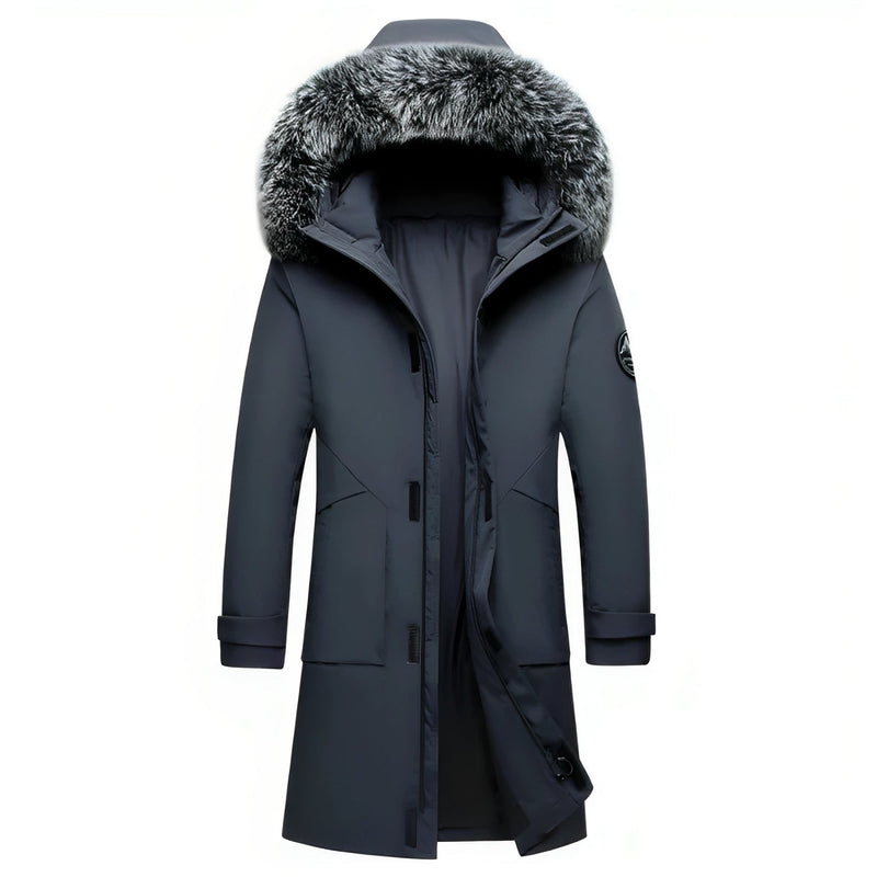 Aik - Kuschelige Damen Winterjacke mit Fellkapuze