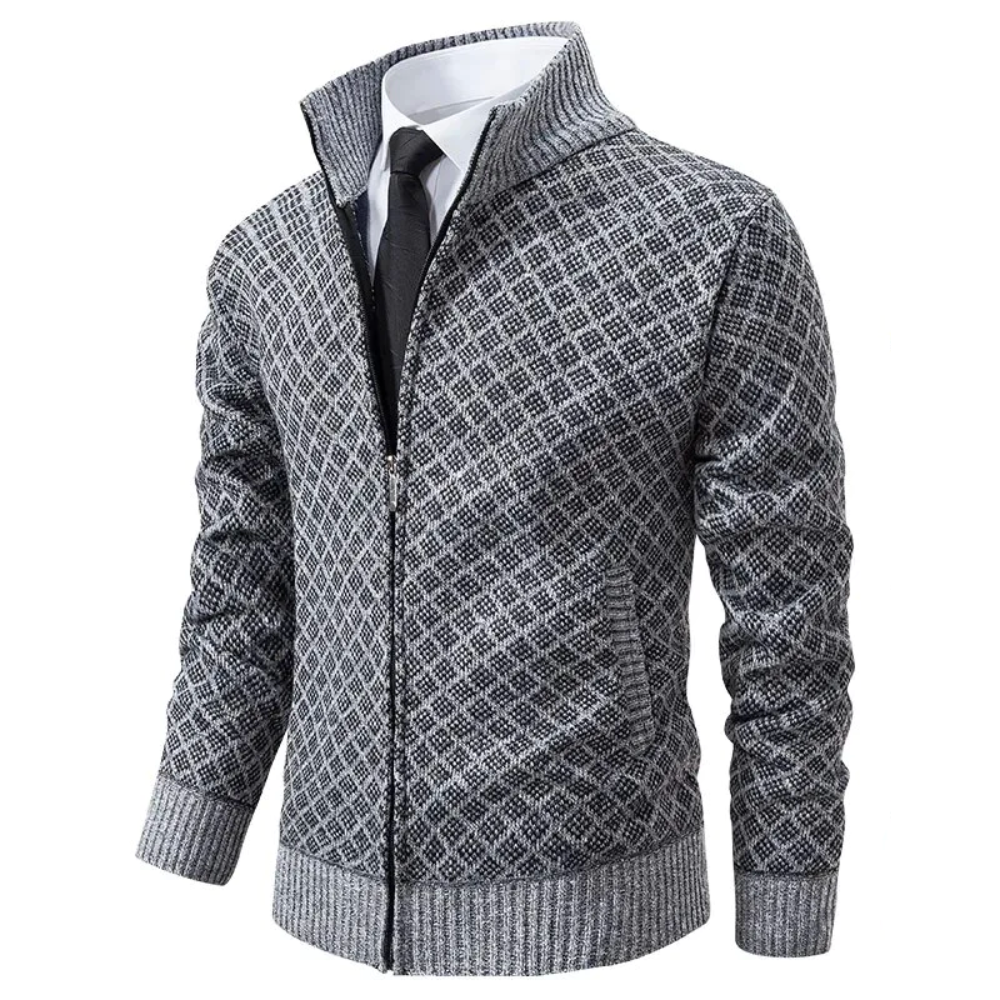 Ulises - Jacquard-Pullover für Herren Grau
