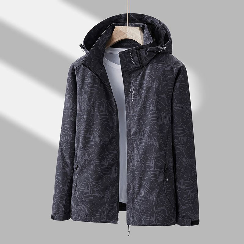 Ulrike - Windbreaker Jacke Wasserdicht Winddicht Leicht Schwarz