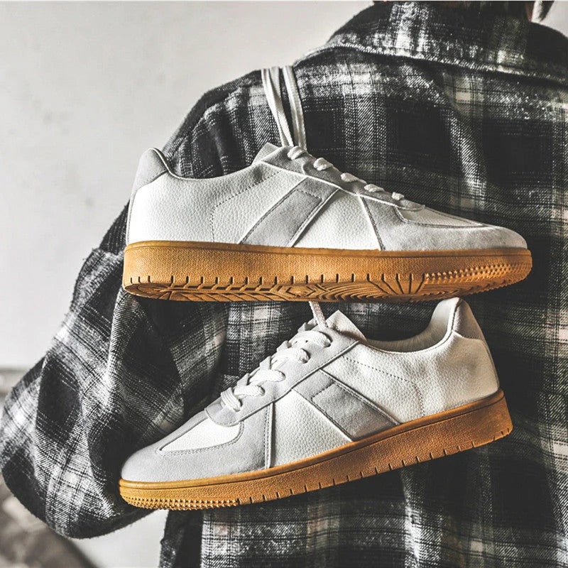 Ulvan – Klassische Retro-Schuhe mit dicker Sohle Weiß