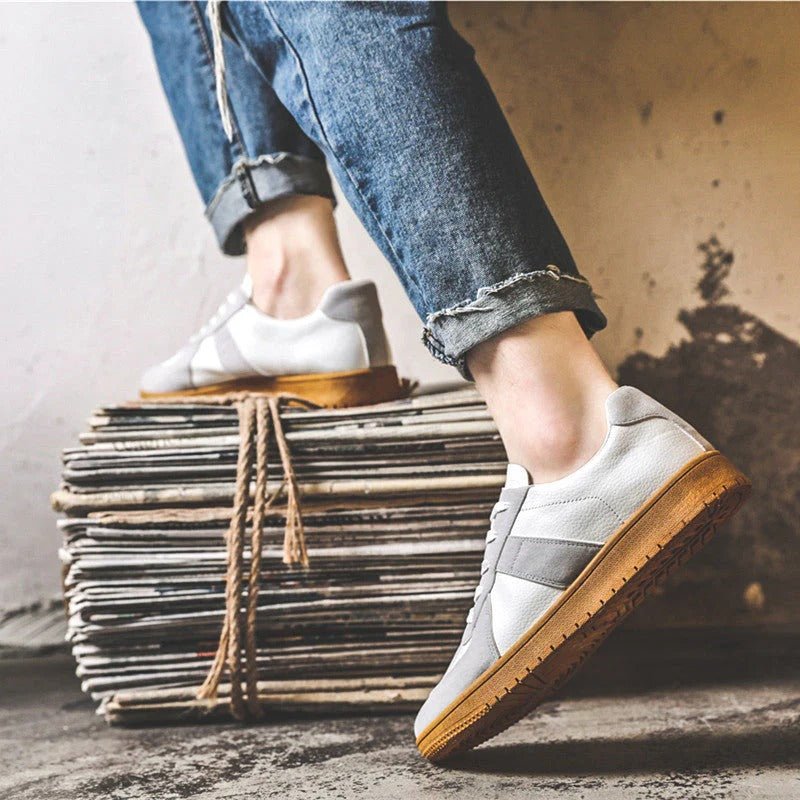 Ulvan – Klassische Retro-Schuhe mit dicker Sohle Weiß