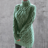 Lyra - Eleganter und warmer langer Rollkragenpullover